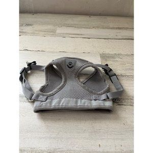 Gray adjustable dog harness size medium